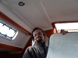 Stage Croisère Concarneau 2007 - L&#039;Amiral, satisfait des ses explications